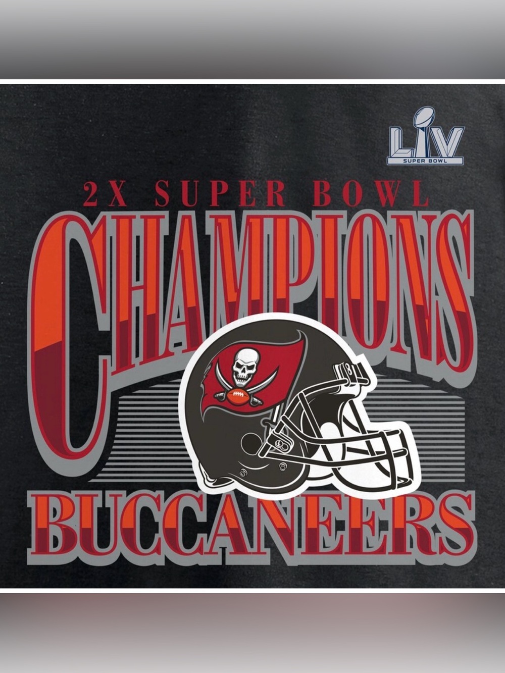 Fanatics Tampa Bay Buccaneers Super Bowl Champions Hoodie NWT - Picture 4 of 8